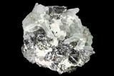 Quartz, Sphalerite & Pyrite Crystal Association - Peru #141849-1
